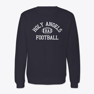 Holy Angels School Classic Football Crewneck Sweatshirt