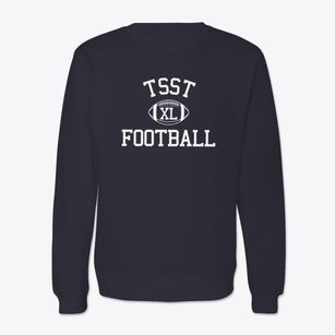 Tulsa School For Science & Technology Classic Football Crewneck Sweatshirt
