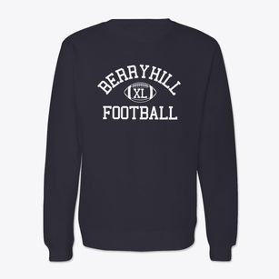Berryhill Junior High School Classic Football Crewneck Sweatshirt