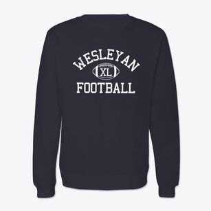 Wesleyan Christian School Classic Football Crewneck Sweatshirt