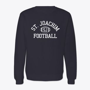 Saint Joachim School Classic Football Crewneck Sweatshirt