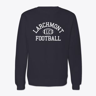 Larchmont Charter Classic Football Crewneck Sweatshirt