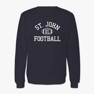 Saint John The Apostle School Classic Football Crewneck Sweatshirt