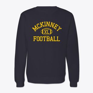 Mckinney High School Classic Football Crewneck Sweatshirt