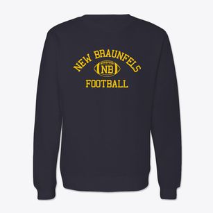 New Braunfels High School Classic Football Crewneck Sweatshirt