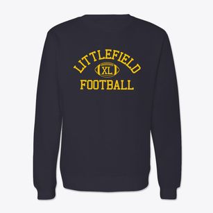 Littlefield Primary School Classic Football Crewneck Sweatshirt