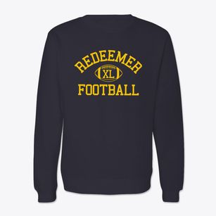 Redeemer Lutheran School Classic Football Crewneck Sweatshirt