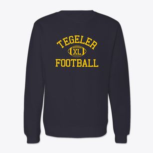 Tegeler High School Career Center Classic Football Crewneck Sweatshirt