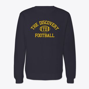 The Discovery Center School Classic Football Crewneck Sweatshirt