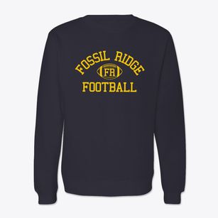 Fossil Ridge High School Classic Football Crewneck Sweatshirt