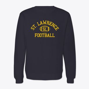 Saint Lawrence School Classic Football Crewneck Sweatshirt
