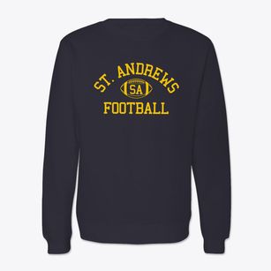 Saint Andrews School Classic Football Crewneck Sweatshirt