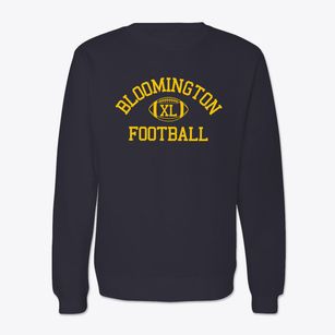 Bloomington Area Vocational Center Classic Football Crewneck Sweatshirt