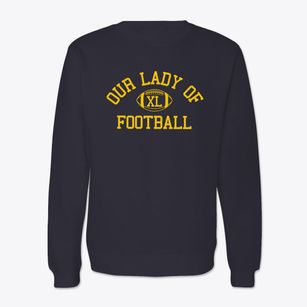Our Lady Of The Mountains School Classic Football Crewneck Sweatshirt