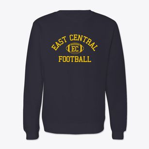 East Central Community School Classic Football Crewneck Sweatshirt