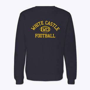 White Castle High School Classic Football Crewneck Sweatshirt