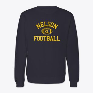 Nelson Early Childhood Center Classic Football Crewneck Sweatshirt