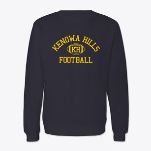 Kenowa Hills High School Classic Football Crewneck Sweatshirt