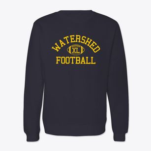 Watershed High School Classic Football Crewneck Sweatshirt