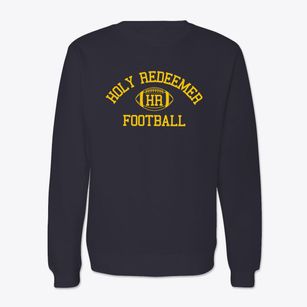 Holy Redeemer School Classic Football Crewneck Sweatshirt