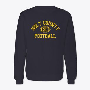 Holt County District 102 School Classic Football Crewneck Sweatshirt