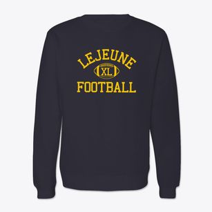 Lejeune High School Classic Football Crewneck Sweatshirt