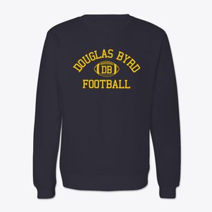 Douglas Byrd High School Classic Football Crewneck Sweatshirt