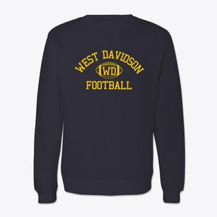 West Davidson High School Classic Football Crewneck Sweatshirt
