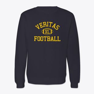 Veritas Academy Classic Football Crewneck Sweatshirt