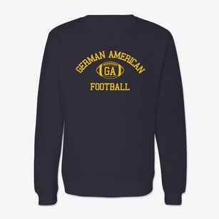 German American School Classic Football Crewneck Sweatshirt