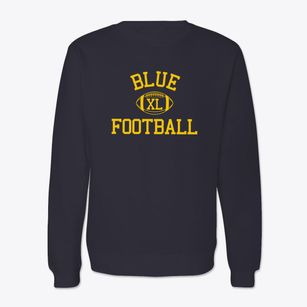 Blue Rock Mennonite School Classic Football Crewneck Sweatshirt