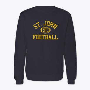 Saint John Chrysostom School Classic Football Crewneck Sweatshirt