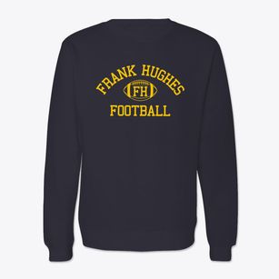 Frank Hughes School Classic Football Crewneck Sweatshirt