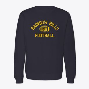 Rainbow Hills Baptist School Classic Football Crewneck Sweatshirt