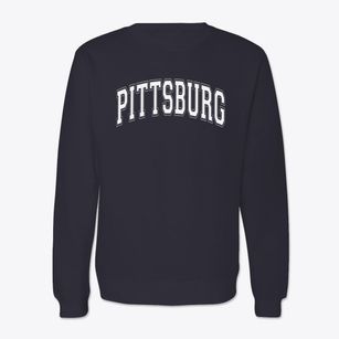 Pittsburg High School Varsity Arch Crewneck Sweatshirt