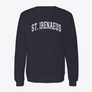 St. Irenaeus Parish School Varsity Arch Crewneck Sweatshirt