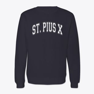 Saint Pius X School Varsity Arch Crewneck Sweatshirt