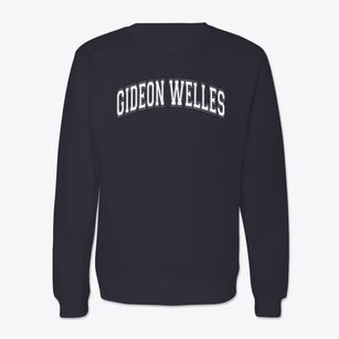 Gideon Welles Elementary School Varsity Arch Crewneck Sweatshirt