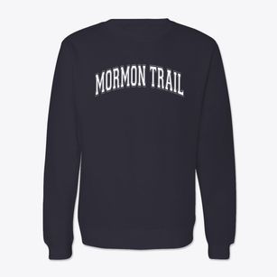 Mormon Trail Elementary School Varsity Arch Crewneck Sweatshirt