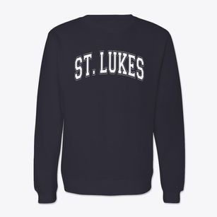 St Lukes Varsity Arch Crewneck Sweatshirt