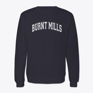 Burnt Mills Elementary School Varsity Arch Crewneck Sweatshirt