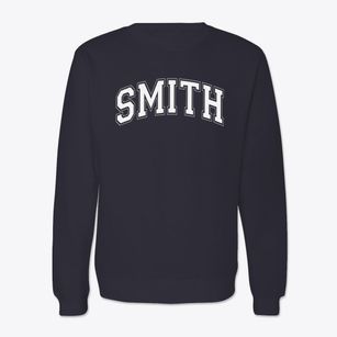 Smith College Campus School Varsity Arch Crewneck Sweatshirt