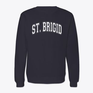 Saint Brigid Catholic Church Varsity Arch Crewneck Sweatshirt