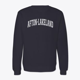 Afton-lakeland Elementary School Varsity Arch Crewneck Sweatshirt