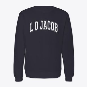 L O Jacob Elementary School Varsity Arch Crewneck Sweatshirt