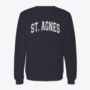 Saint Agnes Seminary School Varsity Arch Crewneck Sweatshirt
