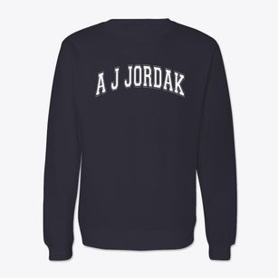 A J Jordak Elementary School Varsity Arch Crewneck Sweatshirt