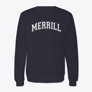 Merrill Elementary School Varsity Arch Crewneck Sweatshirt