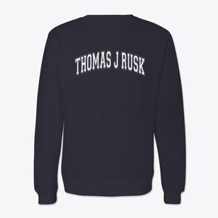 Thomas J Rusk Middle Shcool Varsity Arch Crewneck Sweatshirt