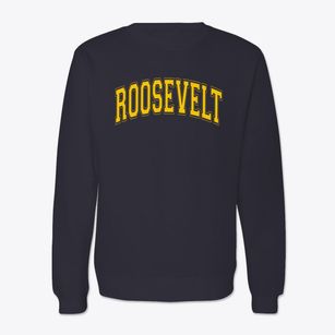 Roosevelt Elementary School Varsity Arch Crewneck Sweatshirt